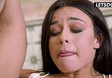 Pussy eating on table then pounds martina smeraldi raw