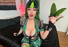 cybergoth goon queen makes u pumppuppet