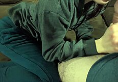 doggystyle and sloppy blowjob from cute redhead