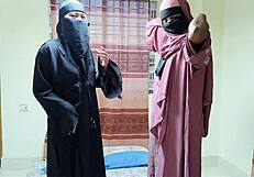desi hijab step sisters crave big dick