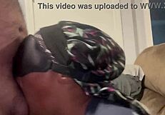 Pukey interracial facefuck leaves her gagging wet