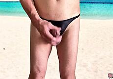 I sunbathed in a tiny 18+ bikini secretgakuen