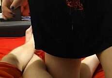 my busty milf stepmother invited me for a secret fuck