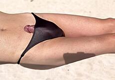 I sunbathed in a tiny 18+ bikini secretgakuen