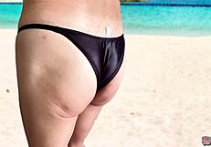 I sunbathed in a tiny 18+ bikini secretgakuen