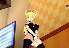 cosplay gothic fuck her self and got orgasm with squirt