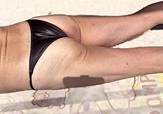 I sunbathed in a tiny 18+ bikini secretgakuen