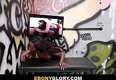 Naomi foxxx works gloryhole shift