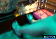 First timer amateur thai milf stars in a homemade porno video