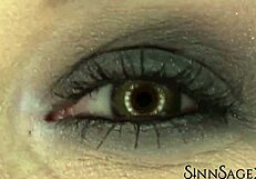 Sinn Sage Shows Her Beautiful Hazel Eyes Up Close