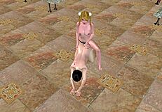 animated 3d shemale porn beautiful shemale fucked by strap-on in doggy