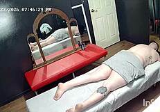 Office slut gives her boss a rub down now