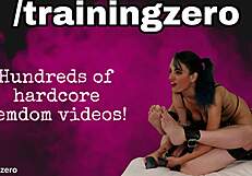 Femdom Training Gag Session