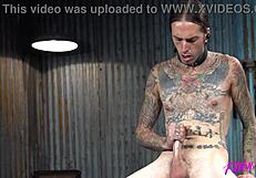 aiden starr gives ruckus sadistic instructions while in dungeon session
