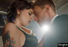 Deeper sultry angel squirts and orgasms hard during rough sex