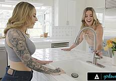 milf charlie forde confesses she needs anal and bestie anna claire clouds eagerly offers