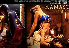 milf model practices kamasutra poses in garden