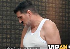 Vip4k i could not resist giving my tight pussy to mr moustache