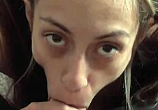 Brutal Throat Destruction Submissive Candie Cross Gets Relentless Face Fucking From Thick Cock
