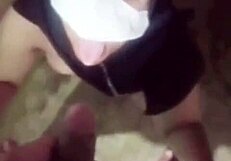 Cewek Indonesia Minum Air Kencing Langsung Dari Kontol