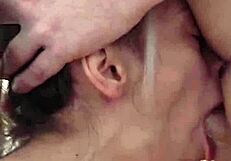 Brutal Throat Destruction Submissive Candie Cross Gets Relentless Face Fucking From Thick Cock