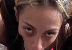 Brutal Throat Destruction Submissive Candie Cross Gets Relentless Face Fucking From Thick Cock