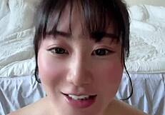 Minami sally does faux asmr challenge with big natural tits