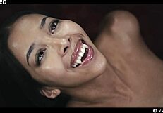 lesbian interracial vampire sex with big fake tits latina