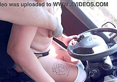 i strip naked in the taxi car