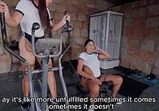 Exercise routine ends with melany
