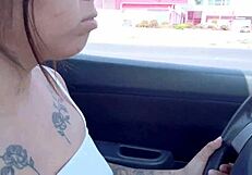 i strip naked in the taxi car