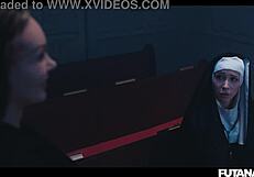 Futanari Facial Deepthroat With Nata Gold And Karina King