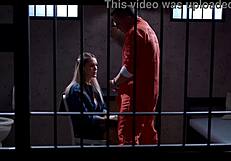 Blonde secretary facefucked in prison - working girl freeze fucked by stranger