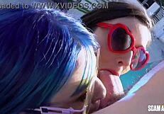 Topless Sunbathers Start Sucking Cock By The Pool