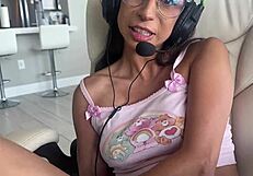 Nerdy Gamer Girl Fucks Step Brother. Sona Bella Household Fantasy