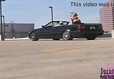 Risky Public Flashing With Mindy And Her Enormous Juggs