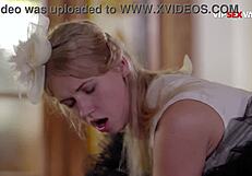 Blonde Gets Her Ass Drilled Cowgirl Then Doggy He Grips And Pounds