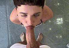 Straight guy called twink to clean house