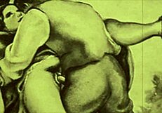 Vintage erotic art