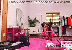 Bts - kaitlyn katsaros gets her pussy fully spread in a sexy photoshoot