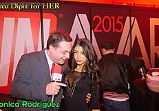 Andrea Dipre / Veronica Rodriguez receives a blow job and handjob in HD video