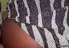 Big black cock slams his penis with huge spunk into the amateur black girl