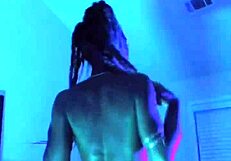 Wild and sexy: Ebony babe gets her ass ripped and is creampied