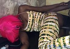 Nigerian amateur couple hardcore anal and blowjob action