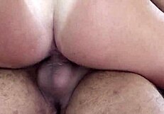 Extreme anal penetration and cumshot in face on the beach