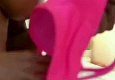 Brunete big ass MILF with huge tits in cowgirl position in fucking a big white cock