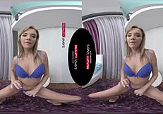 The best hd videos of a sexy blonde girl touching herself with porn toys