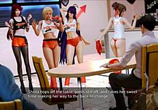 アカデミー242、アニメヘンタイゲームの詳細シーン