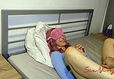 Soțul ei a legat-o la ochi și m-a rugat să mă alătur în timp ce el privește