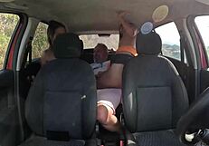 Ted Naik Mobil Dengan Pasangan Mari Dan Chell, Dapat Cewek Baru Candy Debby Panas Di Belakang